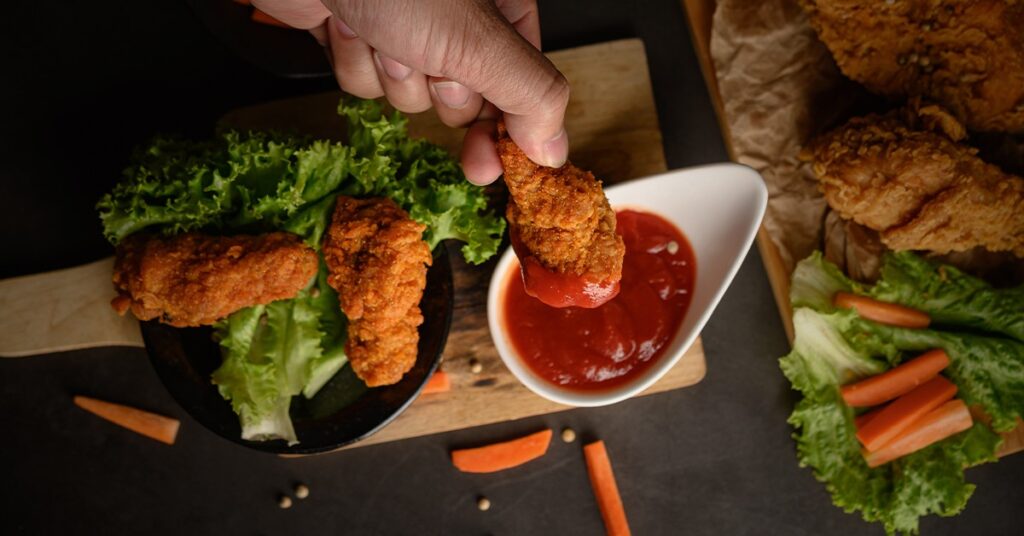 BBQ chicken tenders in Garfield,
