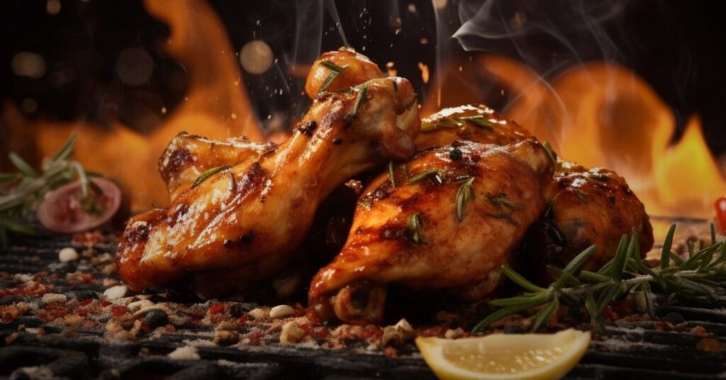 BBQ chicken wings Garfield